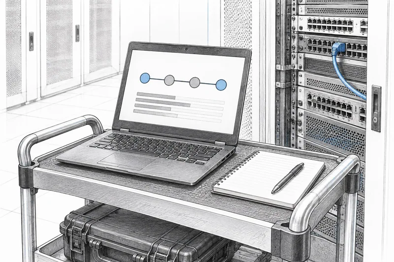 以路由查詢工具檢視 BGP 路徑與 Traceroute 的技術情境插畫。